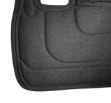 31" x 32" Nylon Printed Top Contoured Felt Bottom Saddle Pad - Aqua Aztec