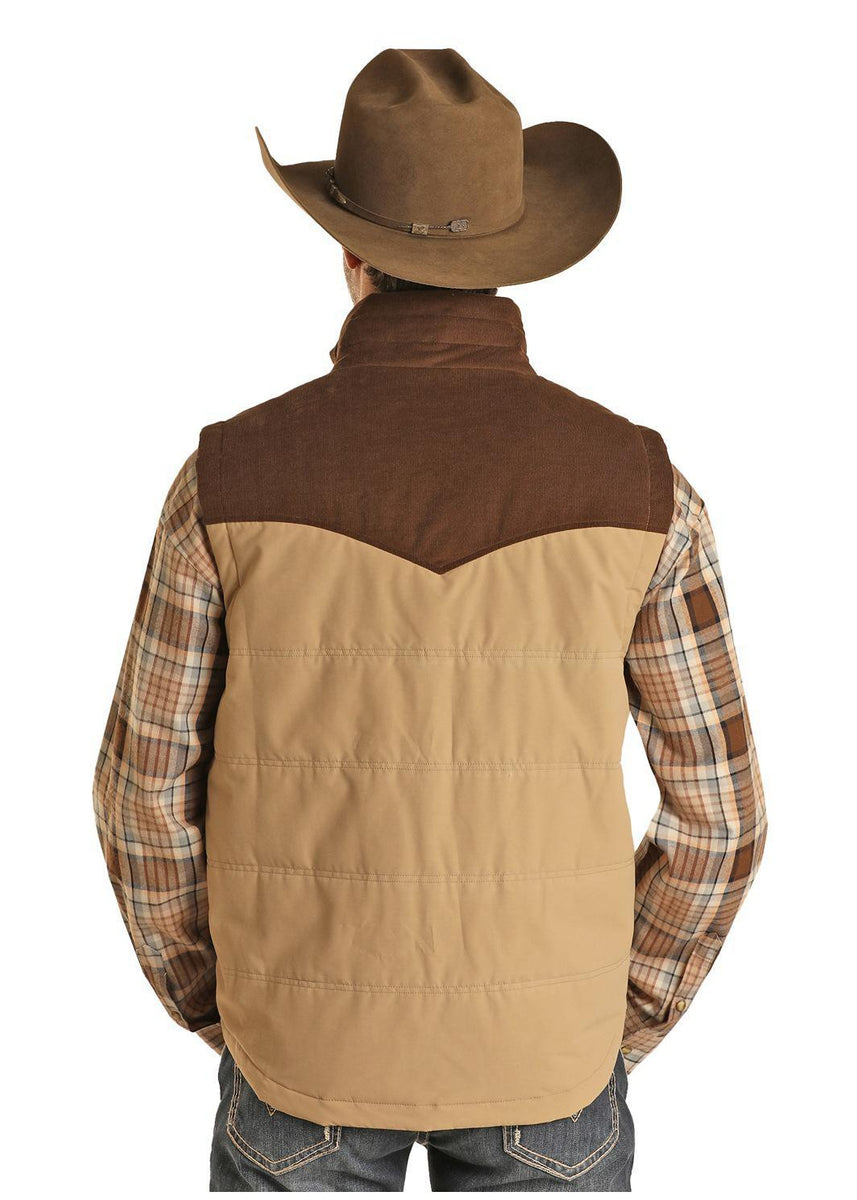 ジャケット・アウター ROTOL CORDUROY VEST 2 Polo Ralph Lauren - The Wynton Corduroy Vest - Pale Russet – City