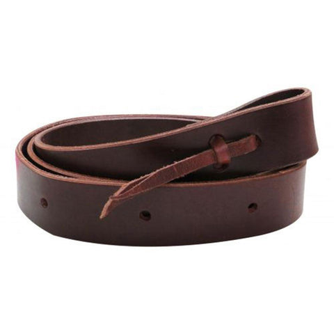 1.5" x 60" Leather Latigo Tie Strap with Punched Holes