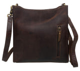 Klassy Cowgirl Hair on Cowhide Leather Conceal Carry Crossbody Bag.