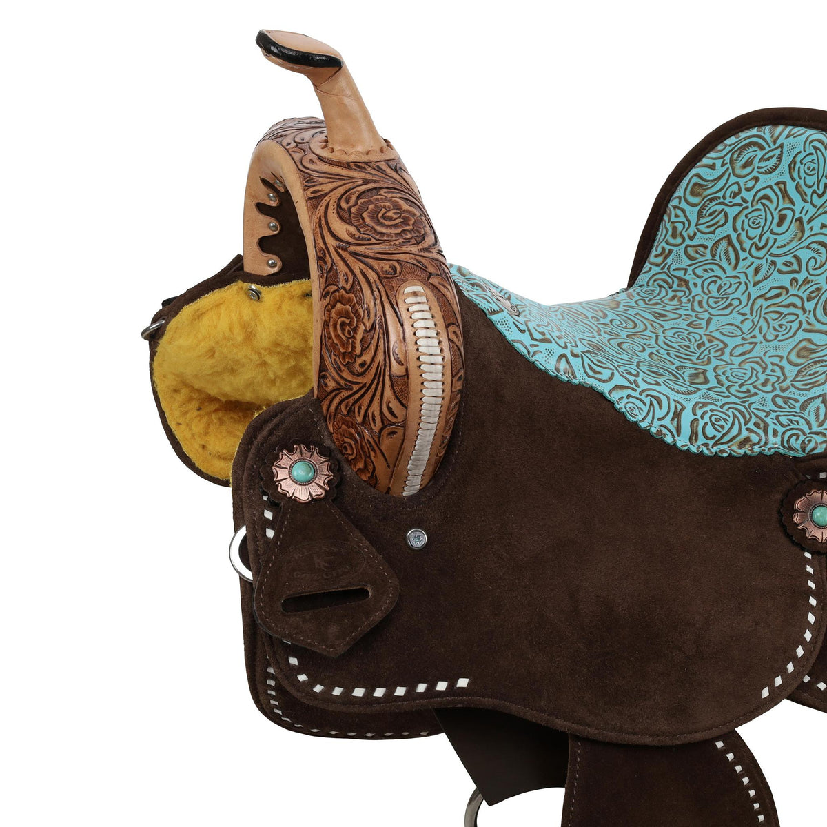 New! Klassy Cowgirl Dahlia Barrel Style Saddle - 14, 15, 16 Inch