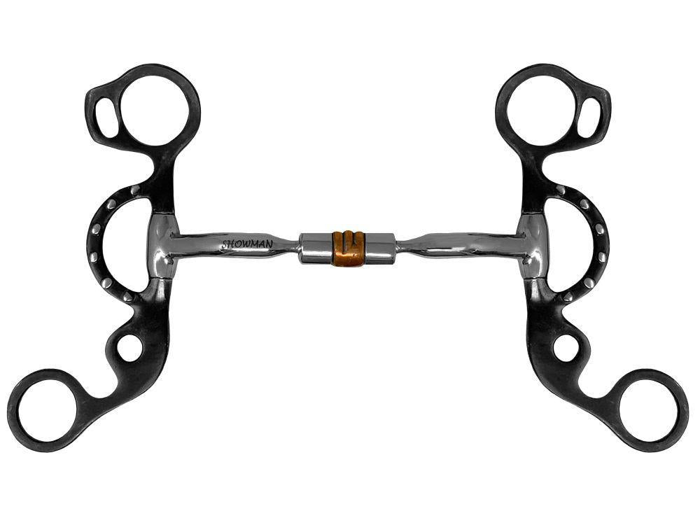 Comfort Jointed Copper Roller Short Shank Snaffle Bit Trails End