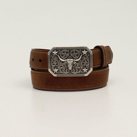 3D BOYS LONGHORN BUCKLE BELT