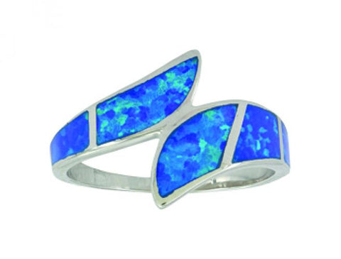 Montana Silversmiths River of Lights Dueling Waves Opal Ring