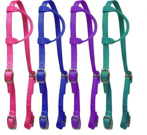 Pony Size Premium Nylon One Ear Headstall