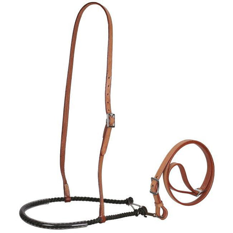 Leather Tie Down with Lariat Noseband