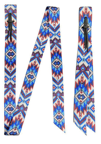 Premium Quality Southwest Print Nylon tie strap and Off Billet set