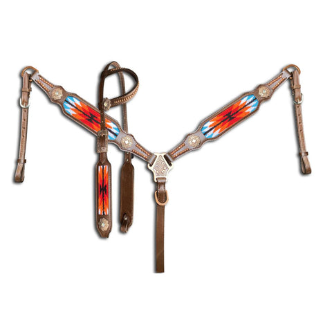 Sundance Ridge Wool One Ear Headstall and Breastcollar Set