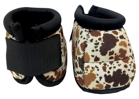 Cow Print Elite Equine Bell Boot