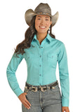 LADIES PANHANDLE SNAP POPLIN