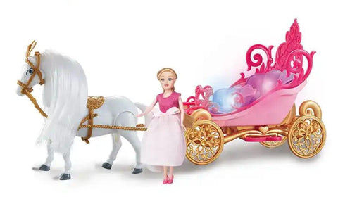 The Beautiful Princess Horse and Carriage Toy Set