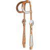 Double Ear Headstall with Berry Edge