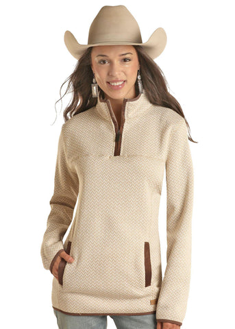 POWDER RIVER LADIES 1/4 ZIP PULL OVER