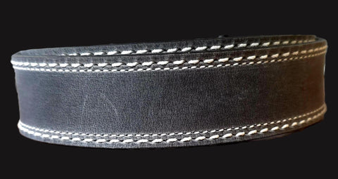 Heritage Leather Gray Unisex Belt