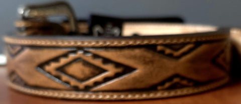 Heritage Southwest Stitch Mens Belt