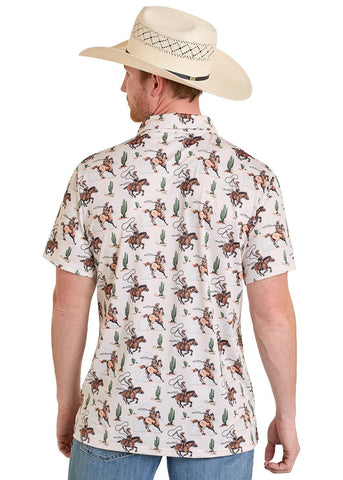 Rock & Roll Denim Cowboy Polo