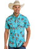 HAWAIIAN TEK WESTERN SNAP ROCK & ROLL DENIM