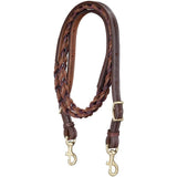 Harness Leather Two-Tone Twist Loop Rein
