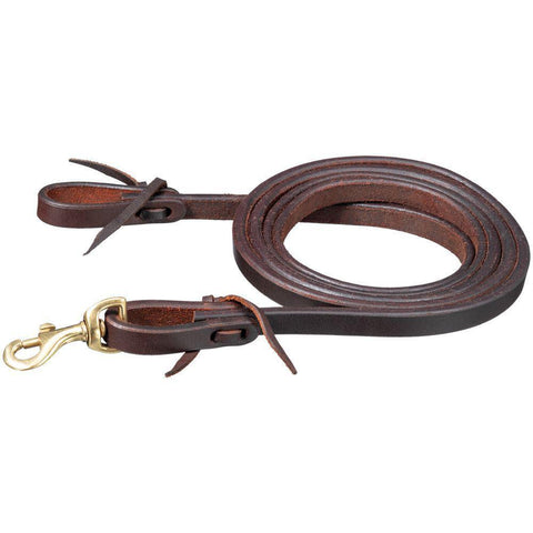 Hot Oiled Harness Leather Roping Reins - Pony