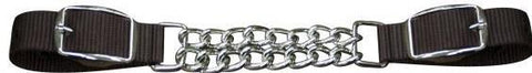 Fully adjustable end double chain nylon curb chain. Adjusts 8.5" to 10.5"
