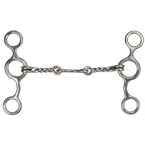 Junior Cowhorse Twisted Wire Dogbone Snaffle