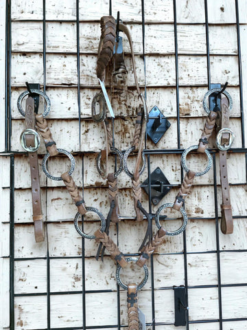 Braided Headstall and Breast Collar Ring Set