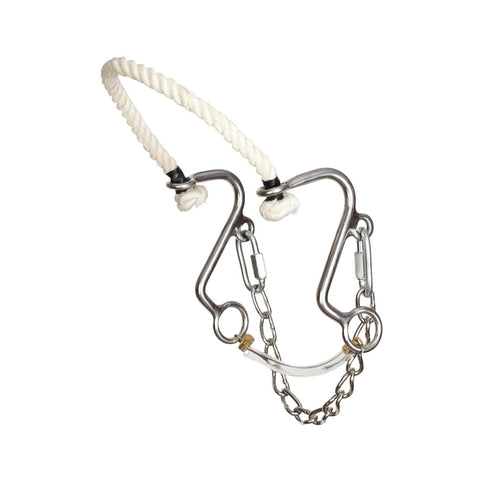 Stainless Steel Little S Hackamore - Pony