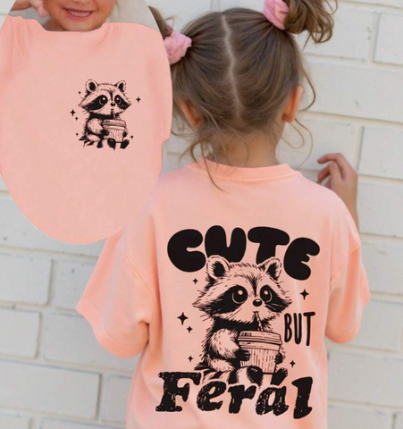GIRLS FERAL T SHIRT