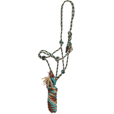 Dust & Denim Mohair Cowboy Knot Halter with Lead