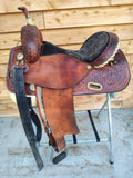 15" USED MARTHA JOSEY BARREL SADDLE