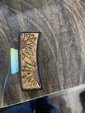 TOOLED LEATHER HAIR CLIP
