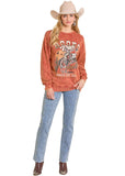 Rock & Roll Denim Ladies Pull Over