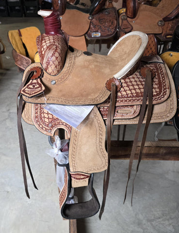 Cowboy Heritage Pony Roper Style Saddle - 10 Inch