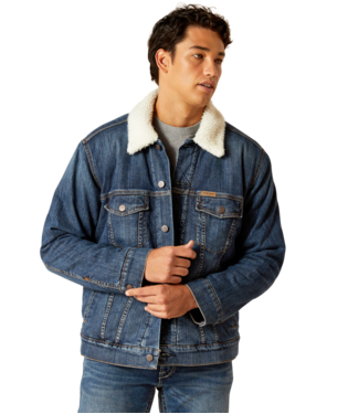 DENIM SHERPA ARIAT MENS JACKET