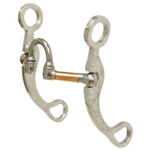 Medium swivel port mouth bit with copper rollers