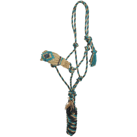 Frosted Mesa Mohair Cowboy Knot Halter with Lead