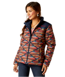 ARIAT LADIES POLY FILLED PRINT JACKET CONCEAL CARRY