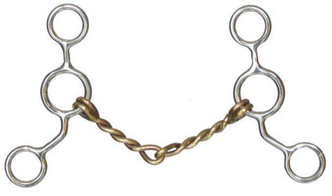 STAINLESS STELL JR COW HORSE BIT