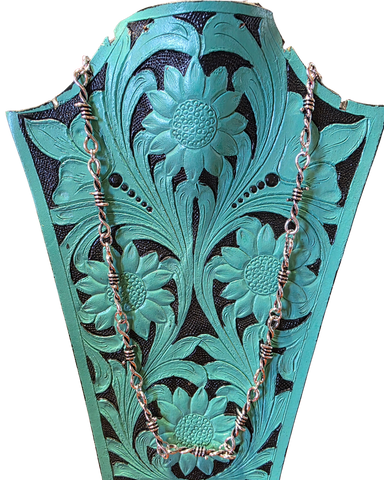 Barbed Wire Chain Necklace