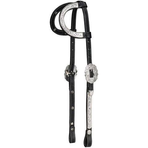 Royal Double Ear Headstall with Raised Edge