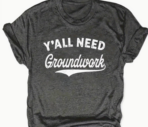 Ladies Gray Athletic T Shirt