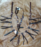TRAILS END SMALL RING SET ONE EAR HEADSTALL BREAST COLLAR