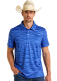 ORANGE ROCK & ROLL DENIM MENS POLO