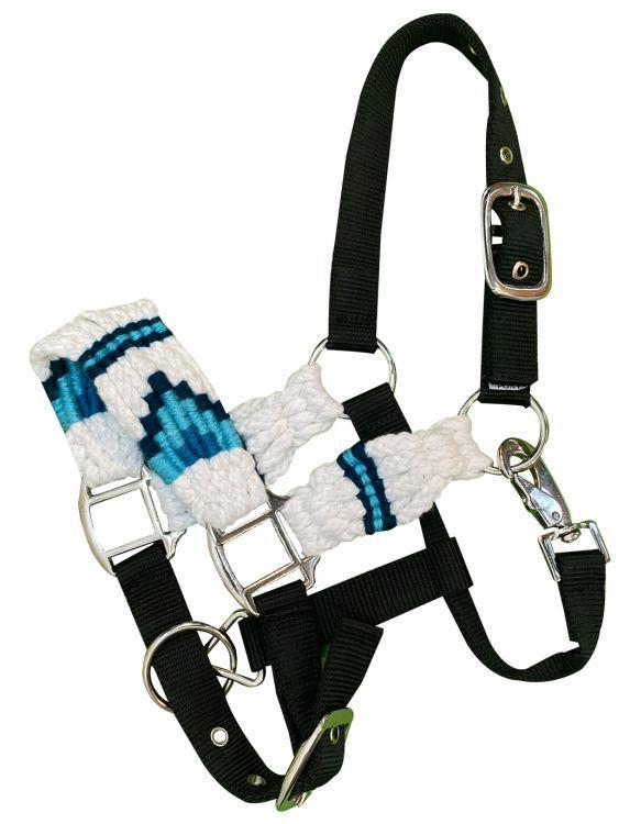 String Strap Halter WHITE Pony Cotton Corded String Nylon Halter. – Trails End Western Wear ...