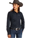 SALUTE & SILVER LUREX ARIAT KIRBY WRINKLE FREE LONG SLEEVE