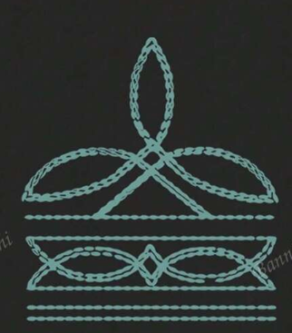 LADIES TEAL BOOT STITCH T SHIRT