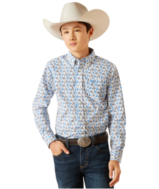 YOUTH ARIAT PEERCE CLASSIC FIT LONG SLEEVE