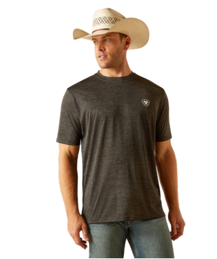 ARIAT CHARGER CREST LINE T SHIRT MENS