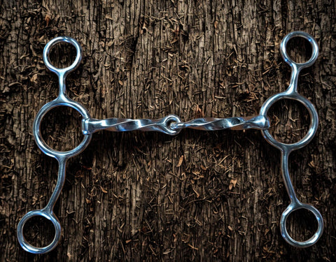 Cowboy Rust Twist Jr Cow Horse Bit