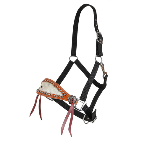 Cowpuncher Black Nylon Bronc Halter